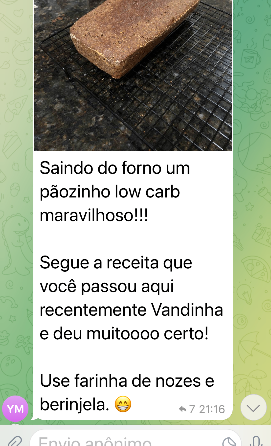 Pão de cacau macio e saboroso