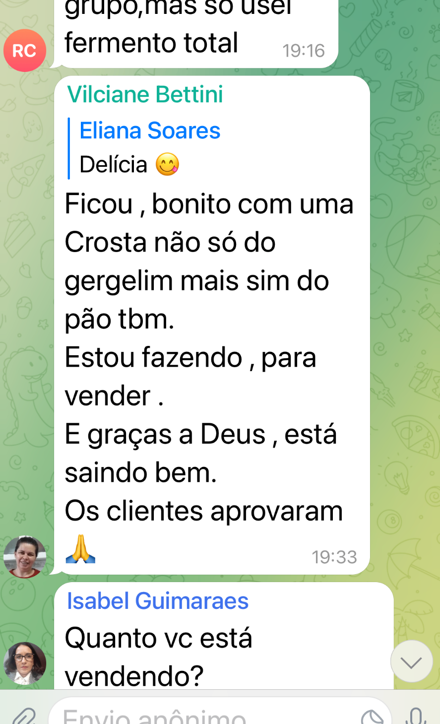 Pão de sementes de aluna
